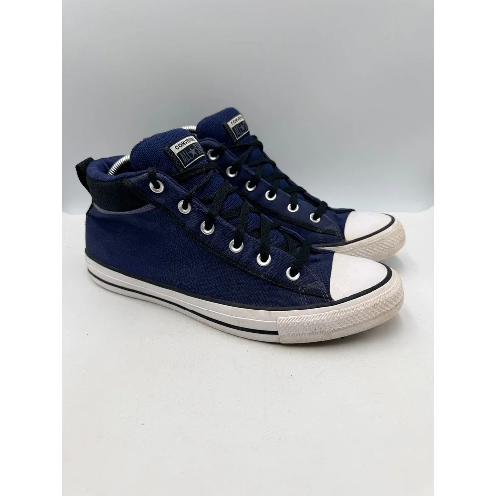 Converse All Star High Street Mens 10.5 Navy Blue  Mid Top Sneakers